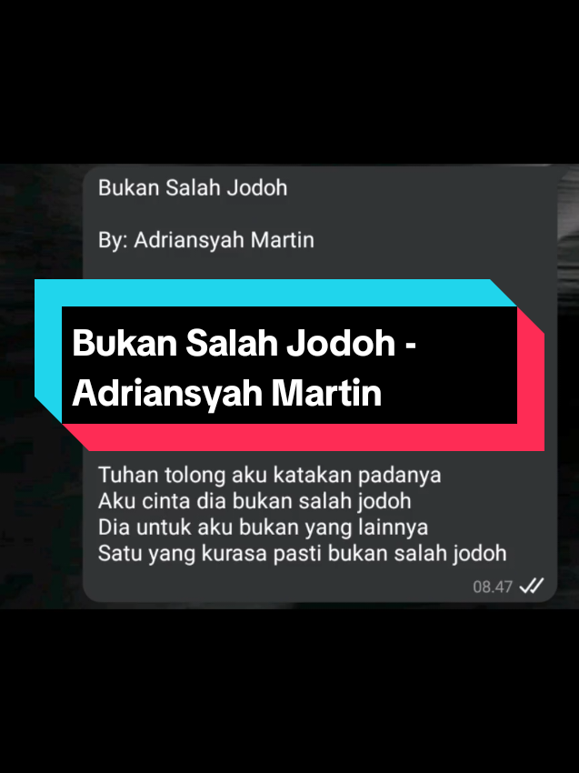 Bagian 196 Bukan Salah Jodoh #coverlagu #bukansalahjodoh #adriansyahmartin #laguindonesia #lyrics #fypage #fypforyou #fypp 