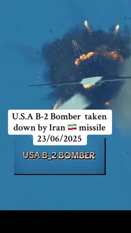 #creatorsearchinsights U.S.A B-2 Bomber taken down by Iran 🇮🇷 today #us #iran #palestine #gaza #donaldtrump #trending #viral #southkorea 
