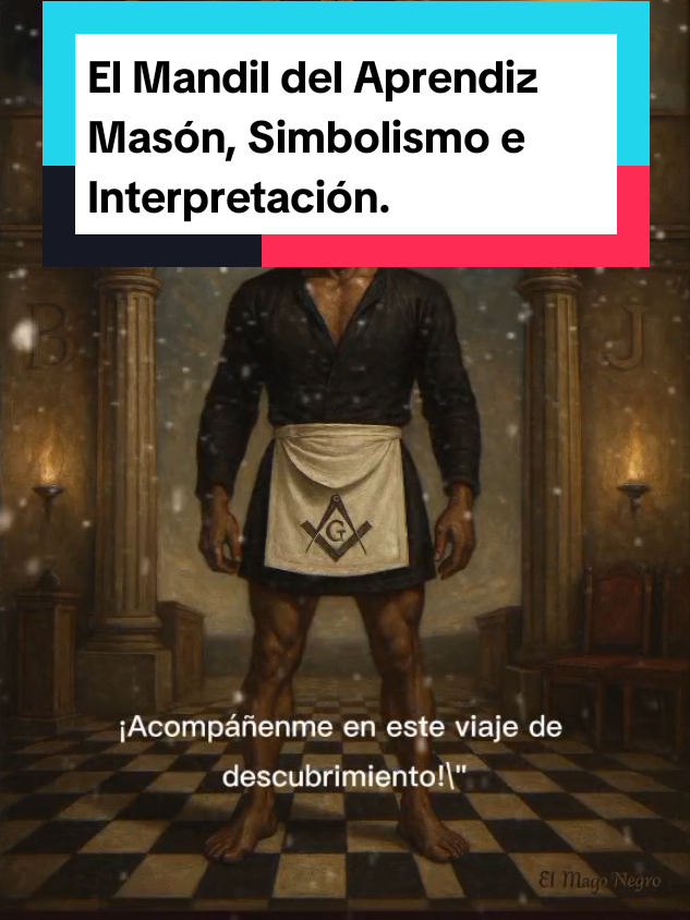 El Mandil del Aprendiz Masón, Simbolismo e Interpretación.  #losmasones #masones #mason #masoneria #aprendiz #mandil 
