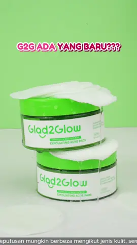 A whole glow up in one pad 😮‍💨 Glad2Glow baru launch acne toner pads & I’m OBSESSED 💚🌟Jom join LIVE G2G dan claim vouchers untuk dapat harga paling murah ✨✨ #g2g #gladtoglowmalaysia #glad2glow #skincareMalaysia #fyp #skincareviral #newlaunch #acnetonerpads 