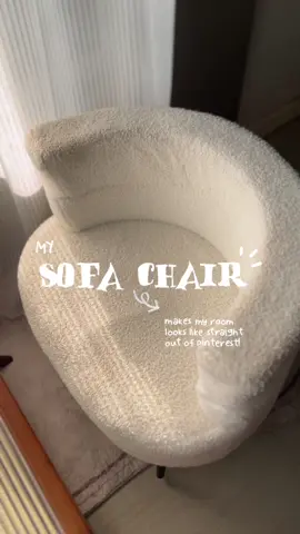Replying to @oh_moana0 i really love this SOFA CLOUD CHAIR. 🥹✨ hits different! #cloudchair #singlesofa #nordicchair #workchair #bedroomchair #livingroomdecor 