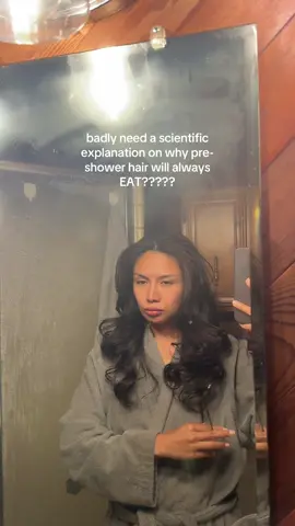 PLS CAN SOMEONE EXPLAIN 😭😭😭 #preshowerhair #preshower #preshowermakeup 