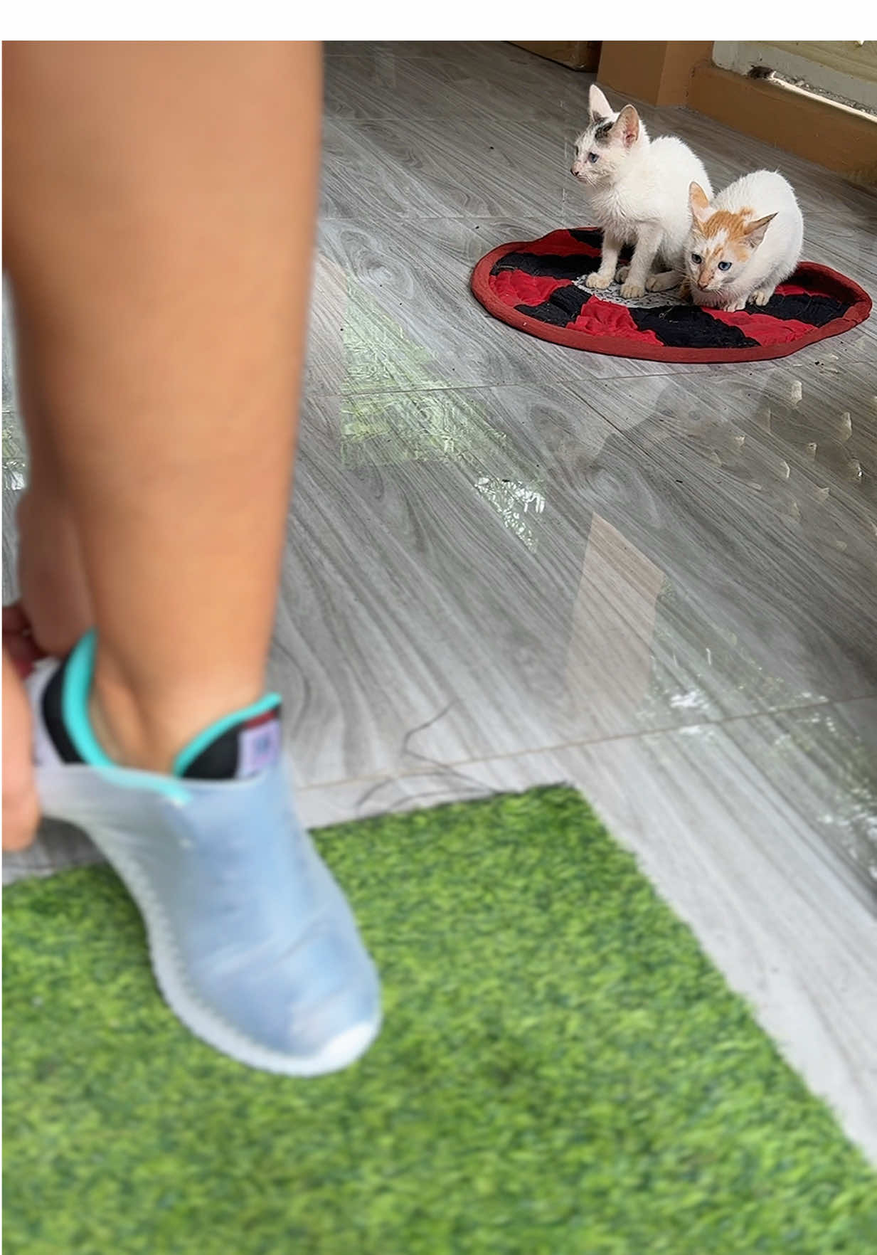 Dikana matatakot tumapak sa baha or sa may putik #rainshoecover #rainboots #siliconerainshoecover #waterproofshoecover #fyp #rain #shoecover #thunderstorm #fypppp 