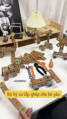 Đồ chơi kỹ sư lắp ghép giúp bé tư duy sáng tạo #xuhuongtiktok #dochoi #dochoikysu #dochoikysulaprap #viral #fpyシ #dochoithongminh 