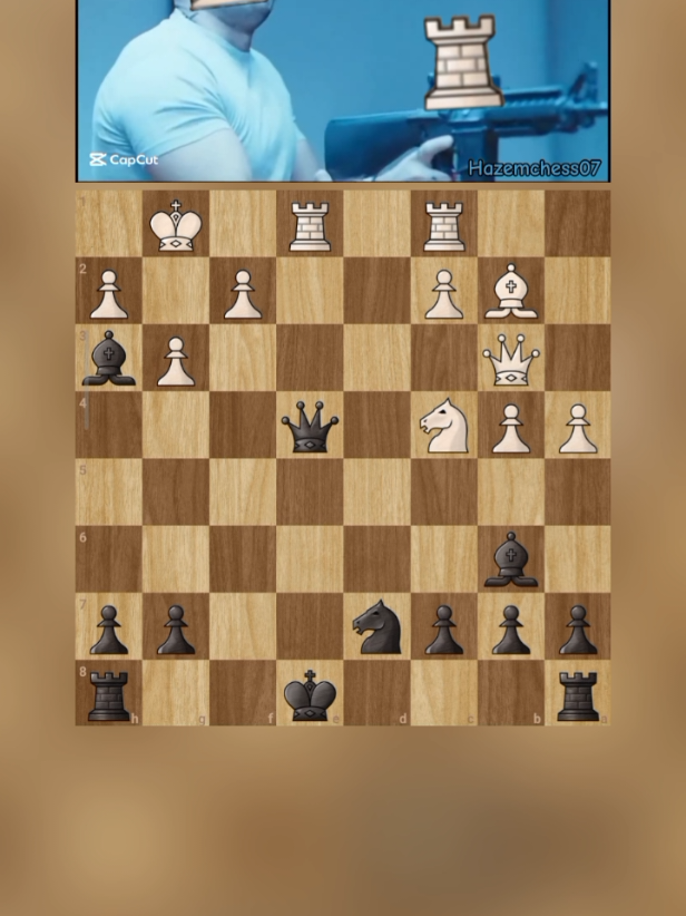 تكتيك عبقري أنهي المباراة 🔥 #خدع_شطرنج #شطرنج #تكتيكات_شطرنج #chess #كش_مات #اكسبلور #hazem #كش 