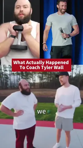 WHAT HAPPENED TO COACH TYLER WALL MR BEAST mr beast video 100 pound guy majd madge coach wall what happened cause of explained transformation gym video reaction response voicemail moment found out found in his apartment clip what do you think? #fyp #foryoupage #mrbeast #coachwall #coachwall #coachwall #tylerwall #fypages 