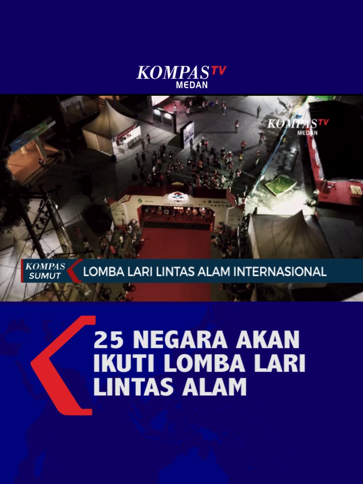 5 Ribu Lebih Pelari Luar Negeri akan ke Samosir   MEDAN,  KOMPAS.TV  - Samosir kembali mencuri perhatian dunia kali ini sebagai lokasi yang dipercaya menggelar ajang Internasional Ultra Trail Du Mont Blanc (UTMB) World Series. Event bergengsi ini akan hadir dalam bentuk Trail of the kings dijadwalkan berlangsung 17–19 Oktober 2025 di Kabupaten Samosir. Dalam lomba ini nantinya terbagi dalam enam kategori yaitu 5 Kilometer, 10 Kilometer, 28 Kilometer, 60 Kilometer dan 100 Kilometer. Nantinya ada 25 negera yang turut serta dengan target jumlah atlet lari sebanyak dua ribu orang. Provinsi Sumatra Utara telah menandatangani kerja sama dengan pihak UTMB. Kegiatan ini akan dikelola oleh Dinas Kebudayaan Pariwisata dan Ekonomi Kreatif.   Gubernur Sumatra Utara Bobby Nasution mengatakan kegiatan taraf Internasional ini menjadi satu satunya kegiatan yang didanai APBD. Diharapkan semua sektor dapat bekerjsama dalam meningkatkan perekonomian masyarakat serta mengangkat danau toba sebagai sport tourism Indonesia ke kancah global.(#)