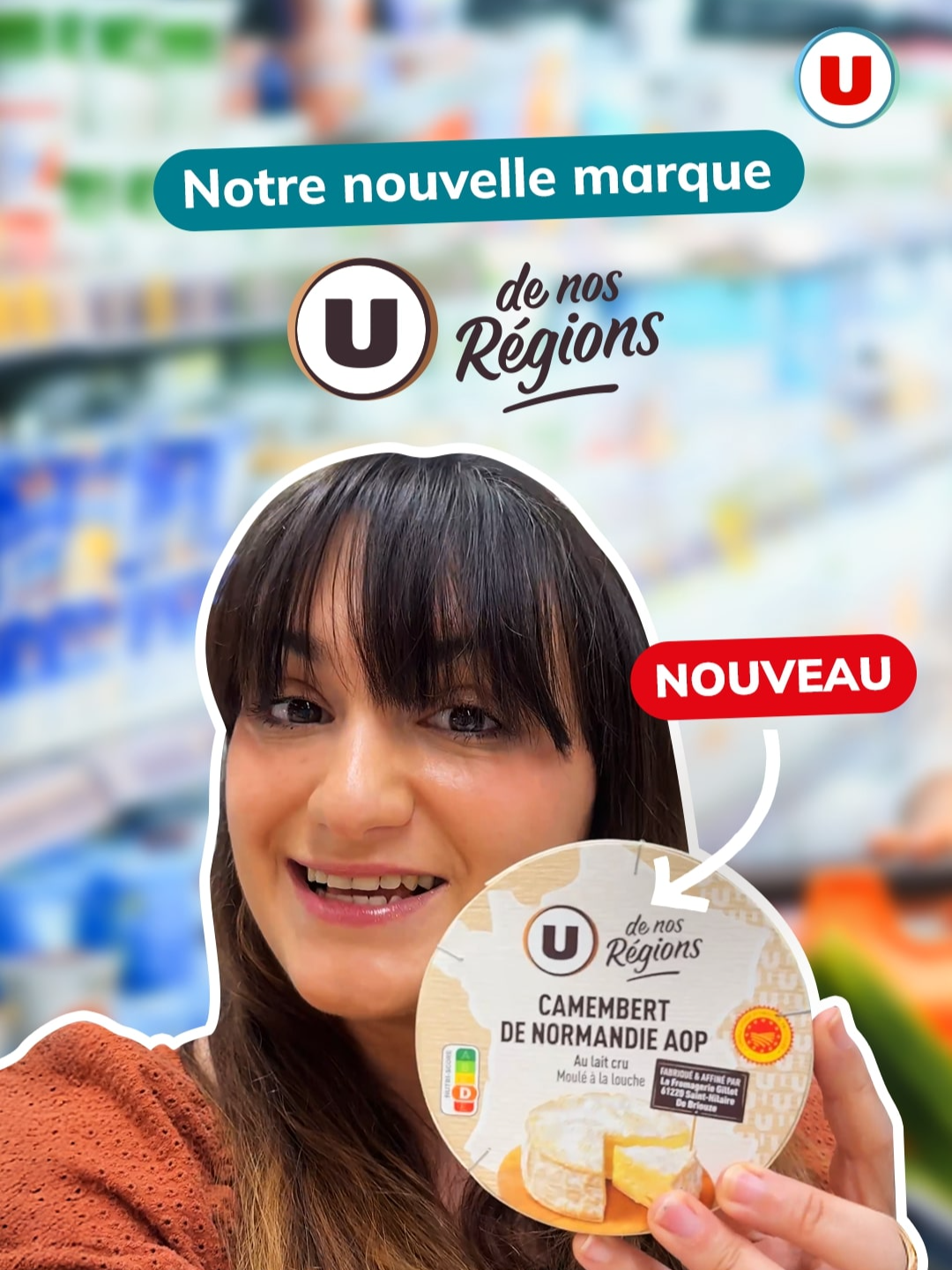 On n’a jamais vu un Normand refuser du camembert… Ni un Ardéchois dire non à un bon saucisson. Et franchement, on comprend les Bretons et leur passion pour les palets. Avec la nouvelle marque U de nos Régions, on célèbre les spécialités régionales comme il se doit avec des produits U qui se dégustent partout mais qui ne se font pas n'importe où ! Des incontournables disponibles partout en France et à prix bas, pour retrouver le goût des recettes cultes de nos régions... Et en ce moment, profitez d'offres sur une sélection de produits U de nos Régions jusqu'au 29 juin 2025.* Et vous, c'est quoi LE produit phare de votre région ? 🧐 *Voir liste des magasins participant sur magasins-u.com. #UdeNosRégions #paletsbretons #saucisson#camembert