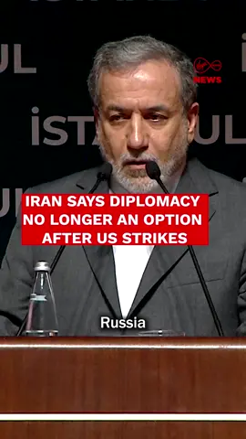 Iran’s Foreign Minister says he will meet President Putin today following the U.S. attack on Iran. Abbas Araghchi stated that diplomacy is no longer an option and accused the US of crossing “a very big red line.” More on #VMNews
