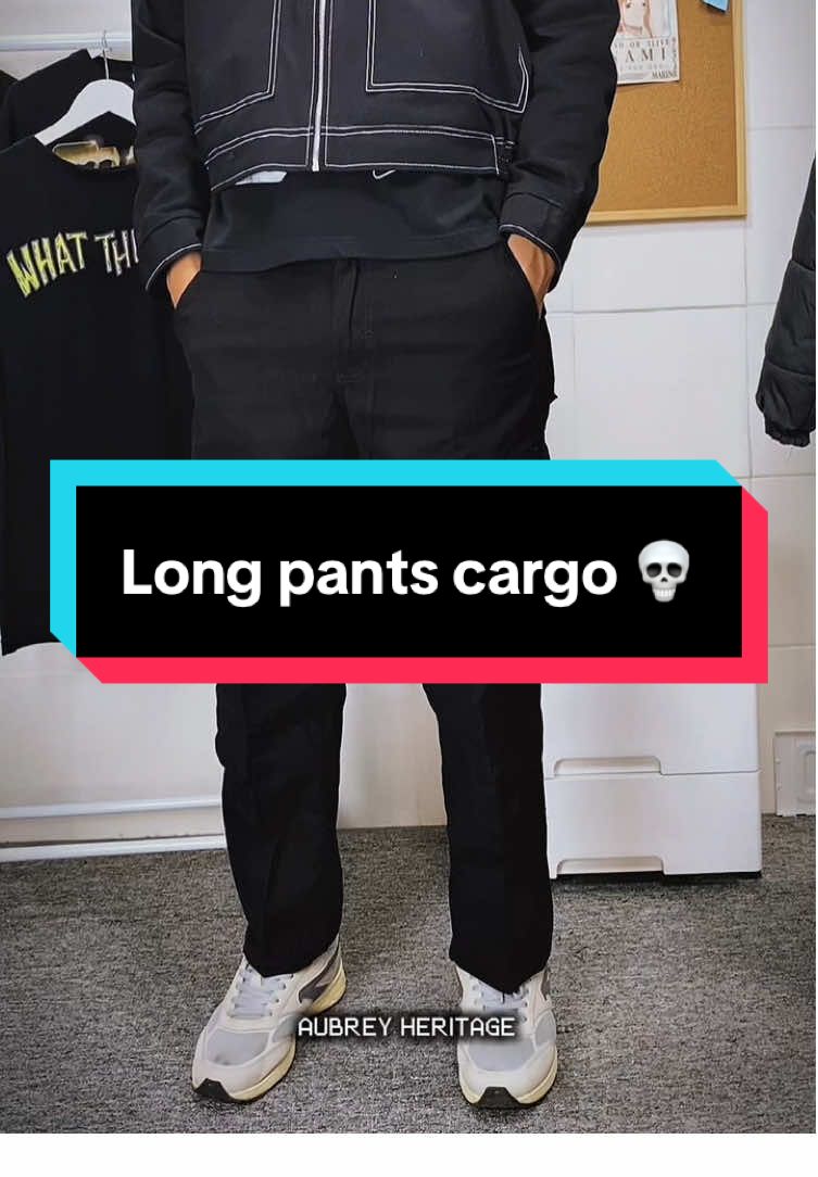 Long pants Cargo black AubreyHRTG ‼️ Yakali gak fomo gaes 🤙🏻 #chinopants #aubreyheritage #OOTD #outfit #explore #explorepage #racuntiktok #racunshopee #racuntiktok #fyp #exploremore #outfitoftheday