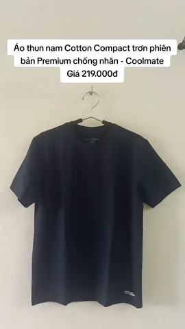Áo thun nam Cotton Compact trơn phiên bản Premium chống nhăn - Coolmate Giá 219.000đ #tiktok #CapCut #xuhuong #tiktokshop #thinhhanh #game 