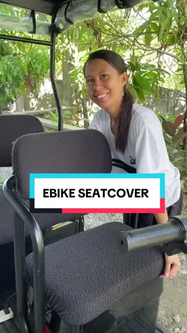 EBIKE SEATCOVER ! Ang ganda ng quality👌💯#ebike #ebikecover #seatcover #ebikeseatcover #fyp 