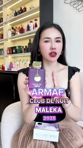 Rồiiii kỳ này các chị em lại tốn xèng vì Club De Nuit MALEKA Armaf nữa cho coi...Mùi đỉnh...thơm dã man💜#armafclubdenuitmaleka #reviewnuochoajenna #jennaperfume 