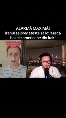 ALARMĂ MAXIMĂ Iranul se pregătește să lovească bazele americane din Irak! #fyp #fy #unumihai #iran #razboi #sua #israel 