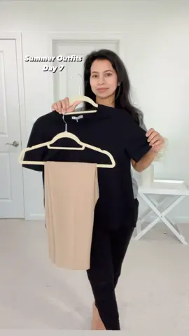 Mastering minimalism 🖤 Beige pants paired with a black tee and accessories = timeless cool. #FashionTok #CleanAesthetic #MinimalStyle #summervibes #OOTD #EffortlessStyle #StyleInspo 