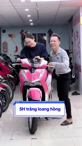 SH125, SH160i trắng loang hồng nữa nè #sh125 #sh160 #xh #xedovietnam #nhan9x 