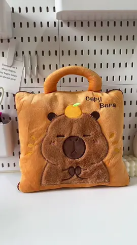 Two in one pillow blanket #pillowblanket #capybara #pillow #blanket 