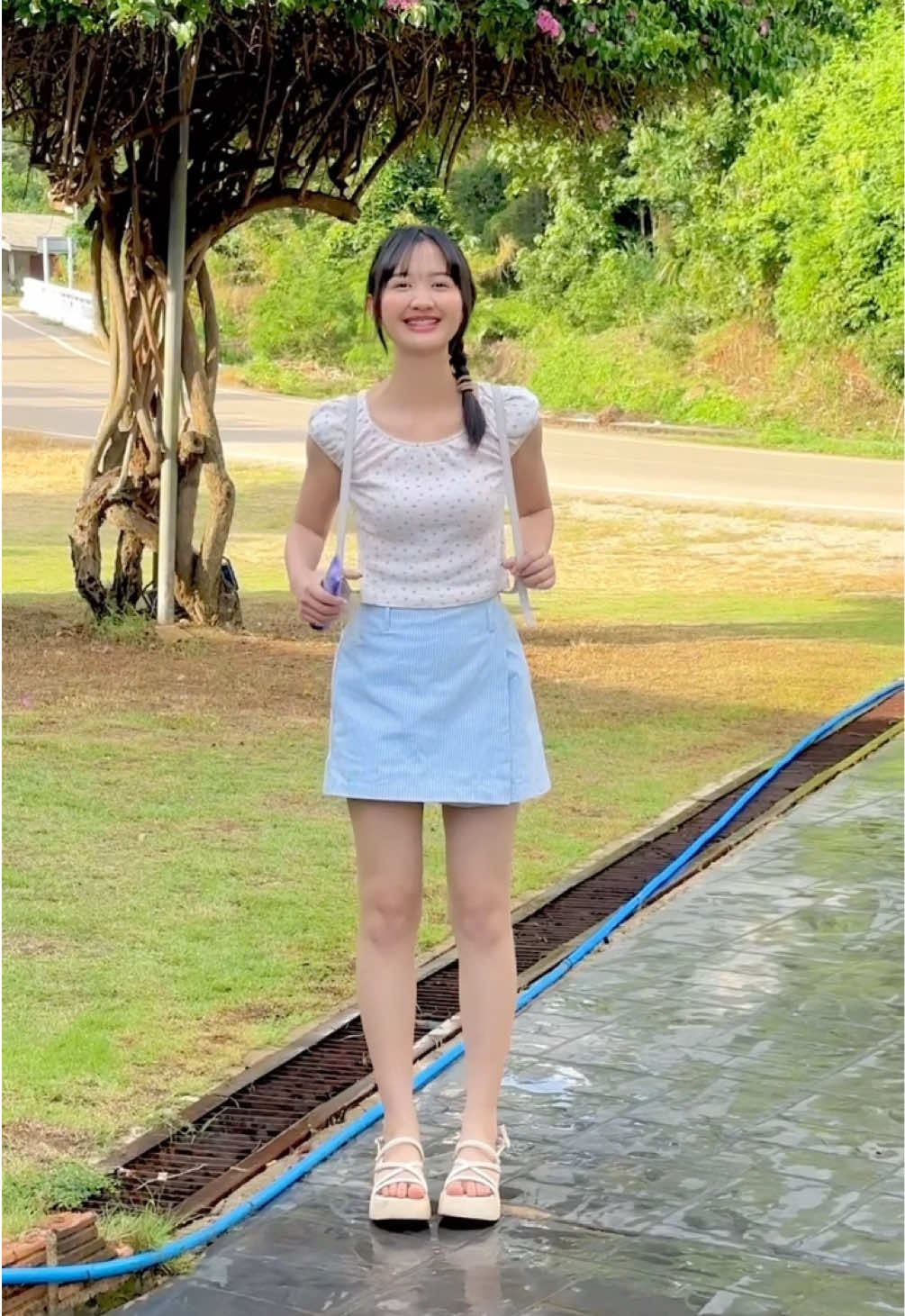 อาเมย์ขาดน้องไม่ได้เลยค่าา💜🥰✨ #อาเมย์ชาวสวน #ชนบทบ้านฉัน🌿🌿 🏡