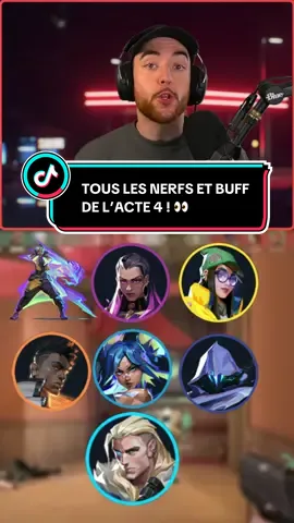 Falkalive sur Twitch ! Tous les nerfs et buff en - de 2 mins ! T’en penses quoi ? 👀 #GamingOnTikTok #Valorant 