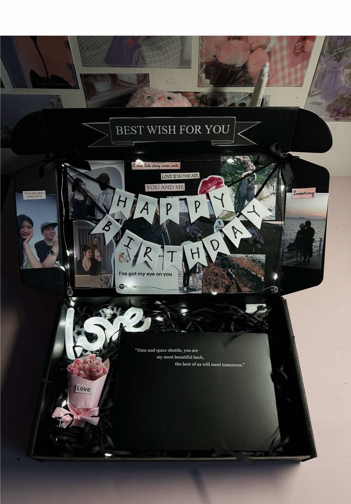 “You deserve to be loved - today and always” 🖤 @Gift Box Moments 2  #giftbox #giftboxsurprise #giftideas #lovegifts #xuhuong #birthdaygift #boyfriendgift #blackgiftbox #couple #birthdaysurprise 