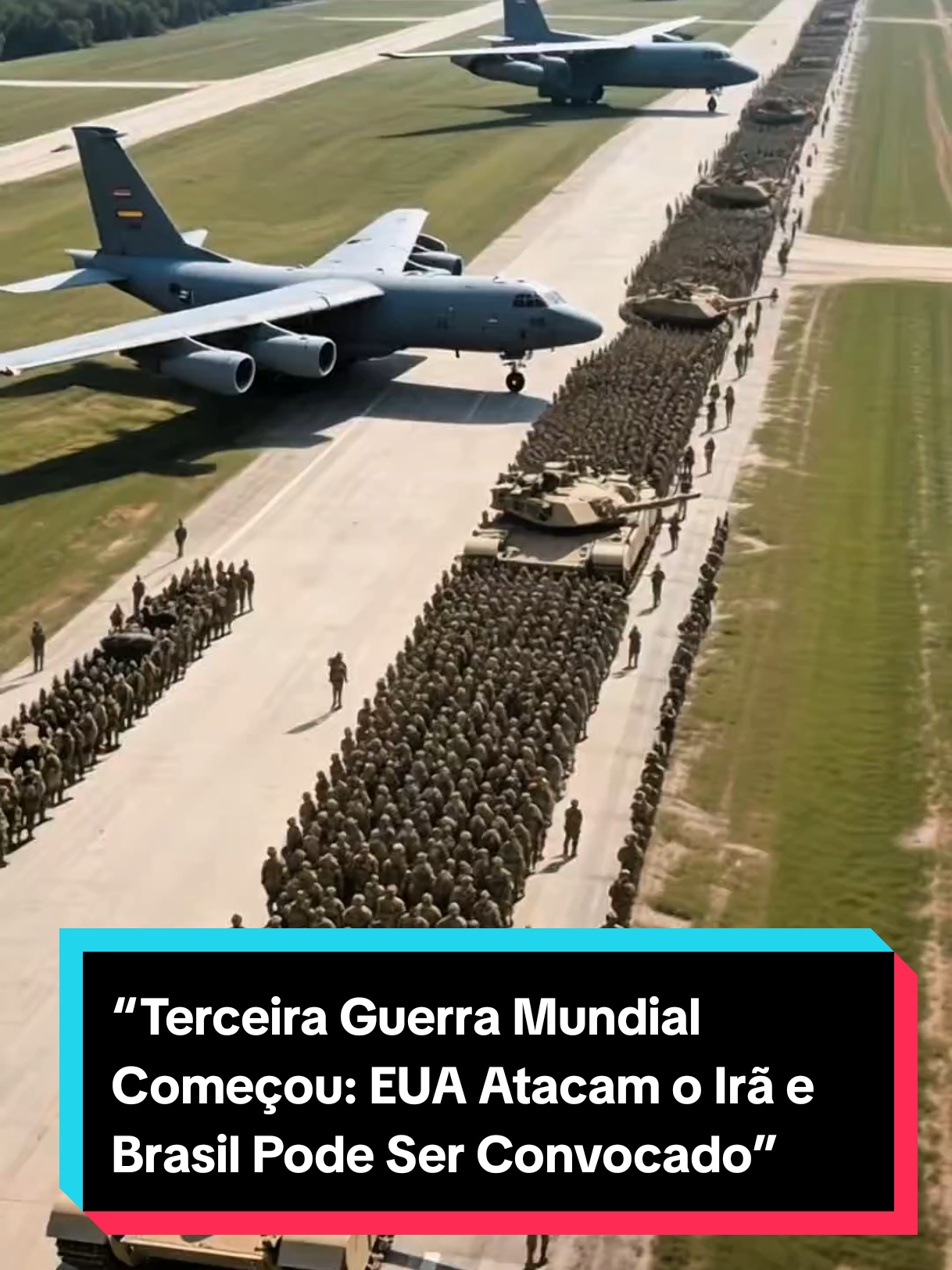 “Terceira Guerra Mundial Começou: EUA Atacam o Irã e Brasil Pode Ser Convocado” #exercitobrasileiro🇧🇷 #eua  #terceiraguerramundial #truper #lula #israel #ira  #fyp 