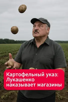 Картофельный указ: Лукашенко наказывает магазины  #лукашенко #беларусь #картошка #штраф #новости #магазины