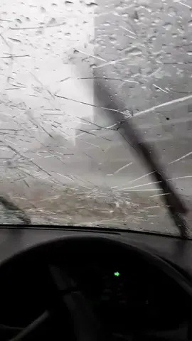 Horrible hail #hail #weather #storm #nature #fyp #satisfying 