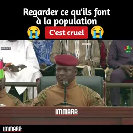 C'est pas humain, c'est cruel #Immara #afrique #aes #burkinafaso #ibrahimtraoré #discours 