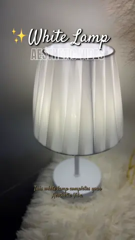 Aesthetic White Lamp — ✨grace your space with the quiet luxury of this aesthetic white lamp. #whitelamp  #aestheticlamp  #lamps  #lamp  #homedecor  #Home  #aestheticvibes  #tiktokfinds  #foryou  #fyp 