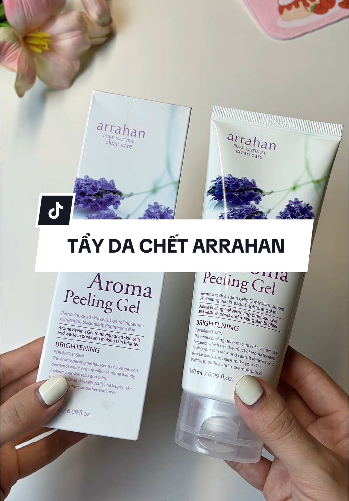 Tẩy tế bào ch.ết da mặt, body Arrahan Hàn Quốc #taydachet #taytebaochet #arrahan #review #xuhuong 