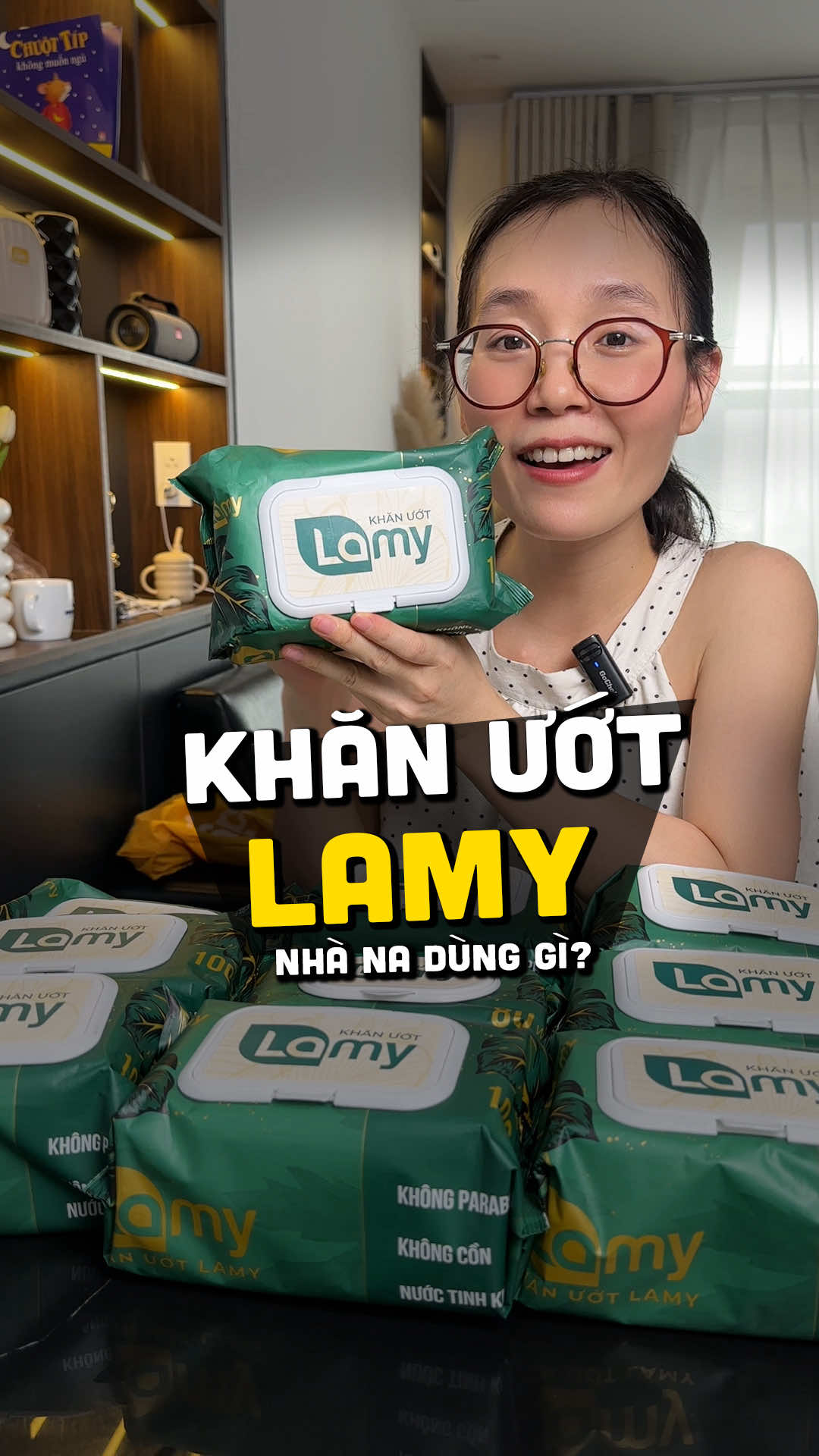 Lúc nào nhà em cũng phải có 1 thùng khăn ướt Lamy này, nó vừa rẻ vừa tiệm lắm các bác ạ #nhanadunggi #nhacobena #khanuot #khanuotkhongmui #khanuotlamy #lamy #khanuotvesinh 