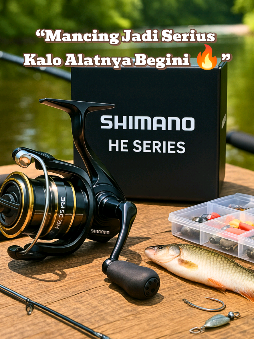 “Reel metal, 12 ball bearing, drag sampai 10kg. Muter halus, kuat, dan cocok banget buat mancing ikan babon 🎣🔥 Shimano HE Series ini sih gak cuma keren tampilannya, tapi juga tahan banting di segala spot! Klik keranjang kuning sekarang sebelum kehabisan! 💥” #shimanoHEseries #reelpancingkuat #fishinggear   #mancingasik #tiktokfishing #reelmetal   #keranjangkuning #tiktokshopping #mancingtime   #pancingviral #affiliatetiktok #strikeboss   #reelsport #mancingmania #fypシ 