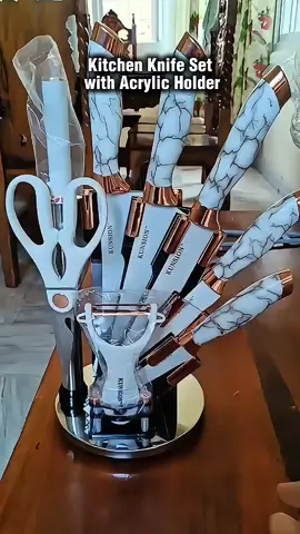 9 Pcs Knife Sets Kitchen Knife Sets Stainless Steel Chef Knives Cooking Knife Scissors With Acrylic Stainless Steel kitchen knife #kitchenknifeset #knifeset #chefknife #chefsknives #stainlesssteelknife #kitchenfinds #kitchenware 