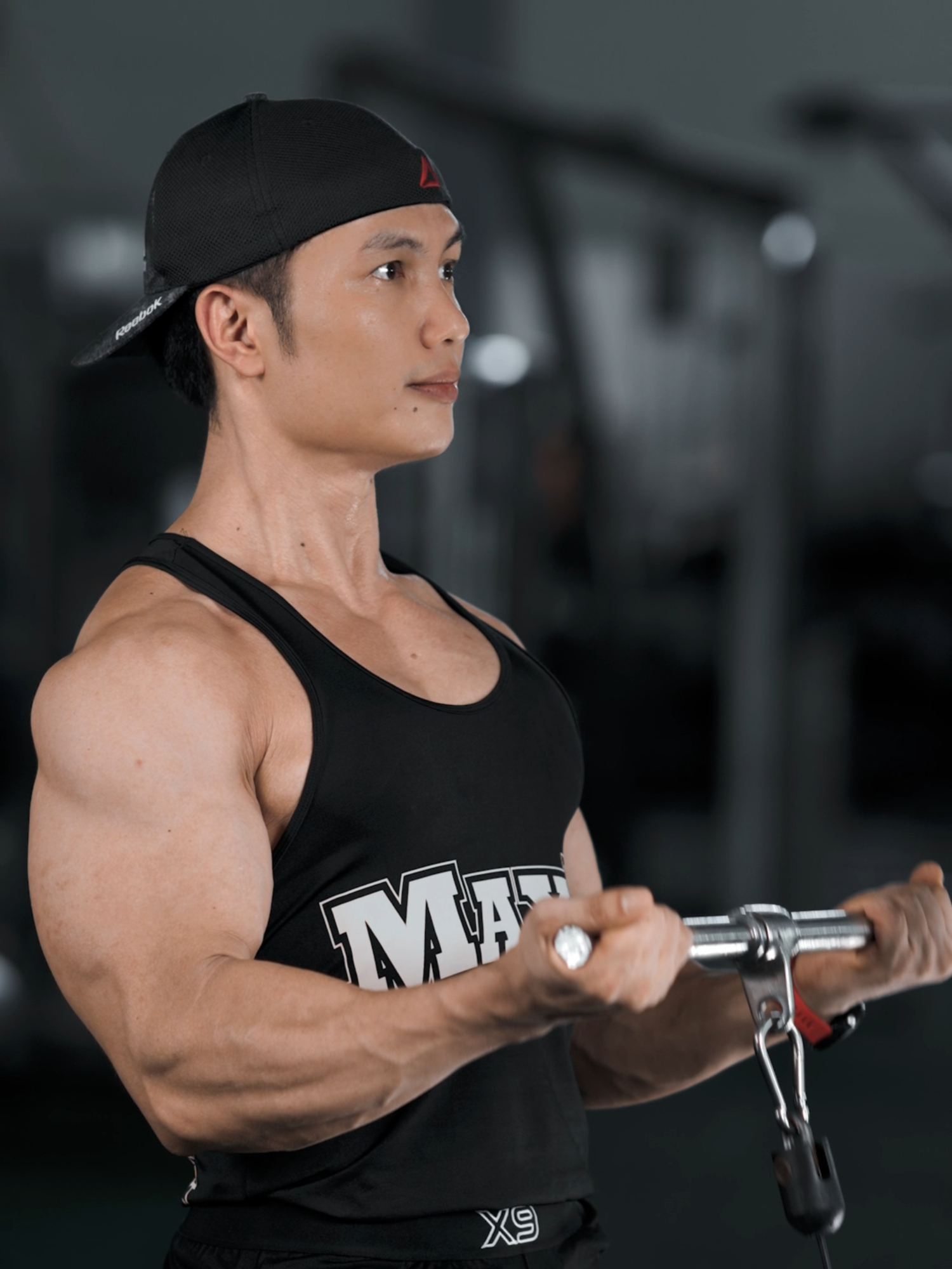 Cách tập cẳng tay và bắp tay hiệu quả với dây cáp #gymbaobang #nguyenbaobang #gym