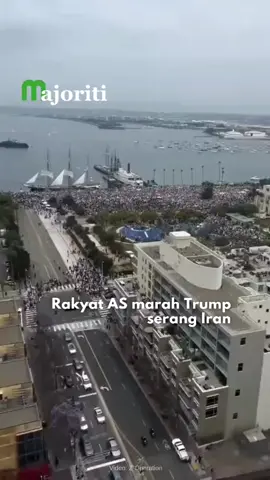 Rakyat sendiri pun tidak suka dengan tindakan Donald Trump...Harap cepatlah konflik ini selesai.   Klik link di bawah untuk berita penuh.  #majoriti #beritaditiktok #luarnegara #amerikasyarikat  #donaldtrump #iran #nukleariran #konflik