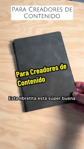 Súper útil y compacta para escribir esos libretos y planificar. #Libreta #Pizarra #Libro #CreadorDeContenido. #ContantCreator.