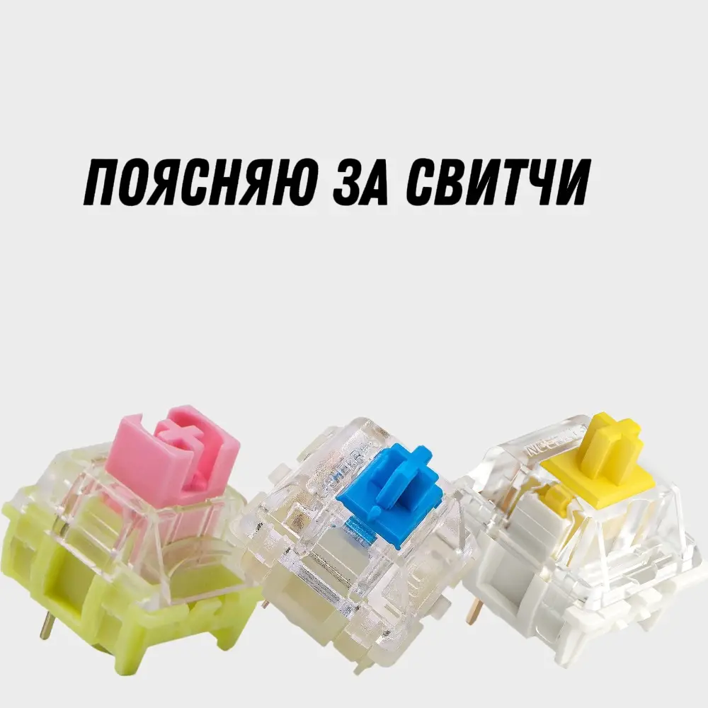 Конечно же свитчи больше зависят от производителя, ну все же. #клавиатура #рекомендации #рек #компьютер 