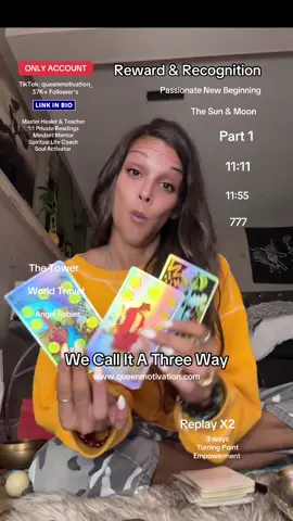 Part 1 🫠 We Call it a Three Way 📲 #queenmotivation #fypシ゚ #divinefeminine #tarot 