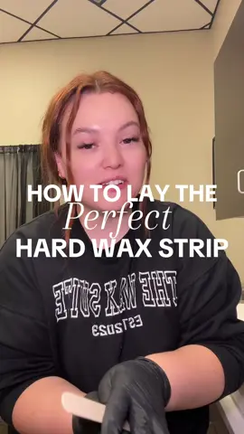 HOW TO LAY THE PERFECT HARD WAX STRIP ✨ I was a wax trainer for years! Leave your questions in the comments!  #esthetician #estheticiantiktok #esthie #estheticiantips #soloesthetician #estheticianstudent #estheticianlife #estheticiansoftiktok #waxer #waxing #waxingtiktok 