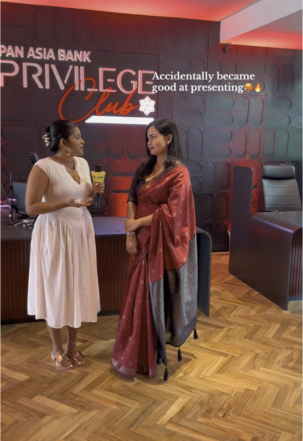 Babygirl, who’s going to toot your horn if not you? You toot and then everybody else toots.😈🎀👑  @Cristina’s wise words! #freelancepresenter #emcee #voartist #fyp #srilanka 