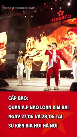 CHÁY HẾT MÌNH CÙNG QUÂN A.P TẠI SỰ KIỆN BIA HƠI HÀ NỘI - MỘT NÉT VĂN HÓA HÀ NỘI #kimbai #tiktoknews #fyp #MotNetVanHoaHaNoi #BiaHoiHaNoi #ThuongHieuQuocGia