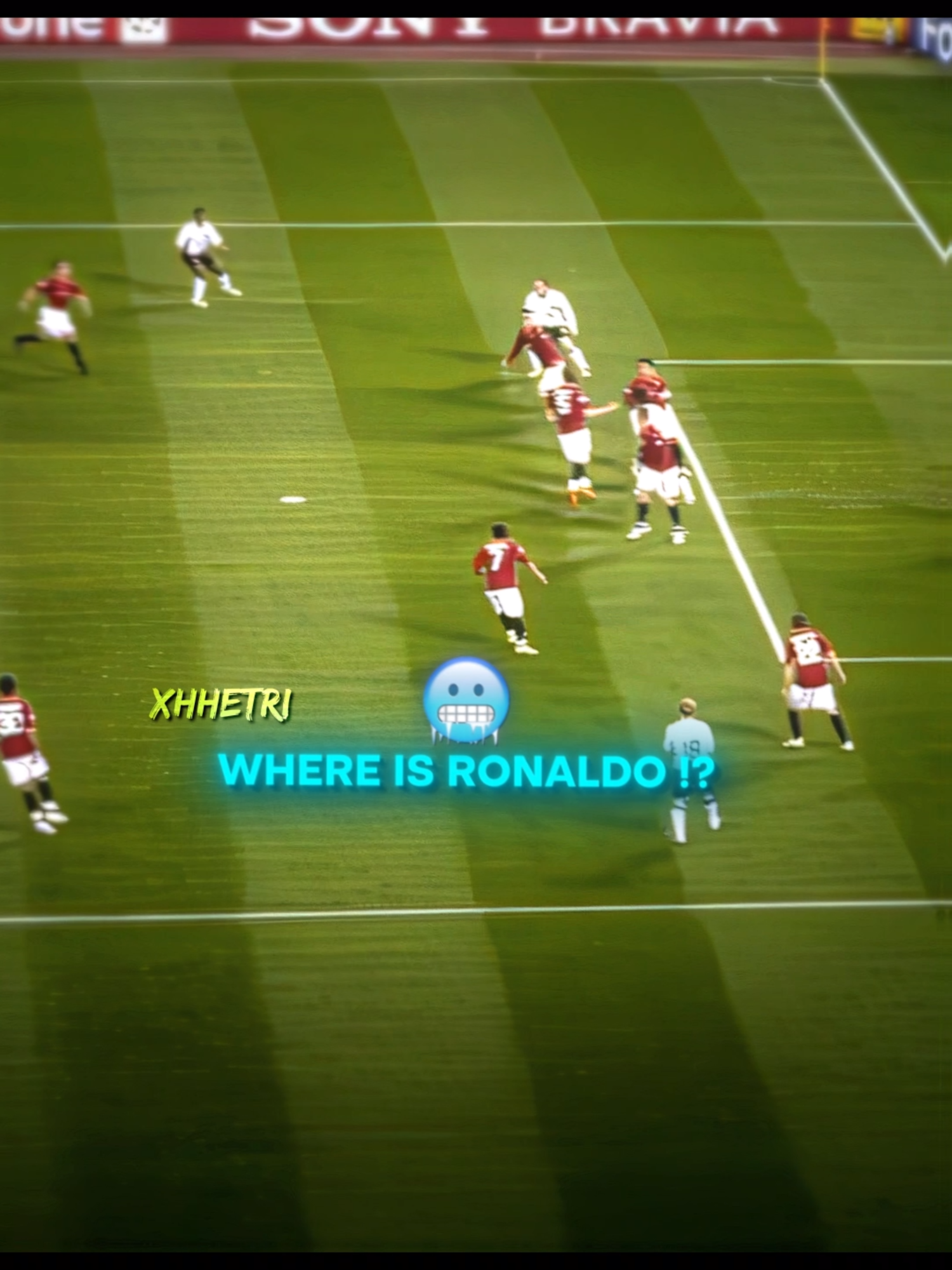 Ronaldo is invisible 💀 #cristianoronaldo #manchesterunited #2008 #foryoupage #viralvideo #footballedit