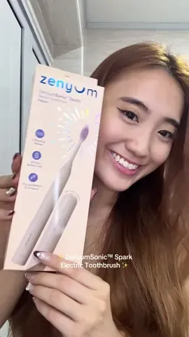 made the switch to @Zenyum Singapore’s newly launched sonic spark electric toothbrush!✨🦷🪥 #zenyumsonicspark #oralcare #smile #teeth 