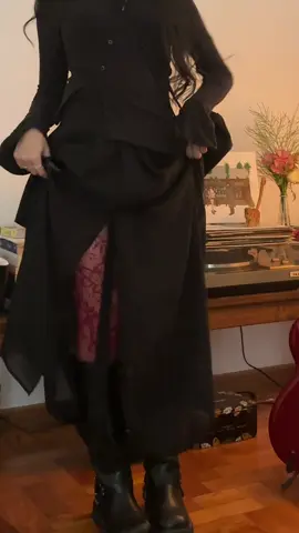 fit check w/ yohji yamamoto ❤️‍🔥🖤 #outfitinspo #fitcheck #yohjiyamamoto #japanesefashion #japandistyle #gothicstyle #fyp 