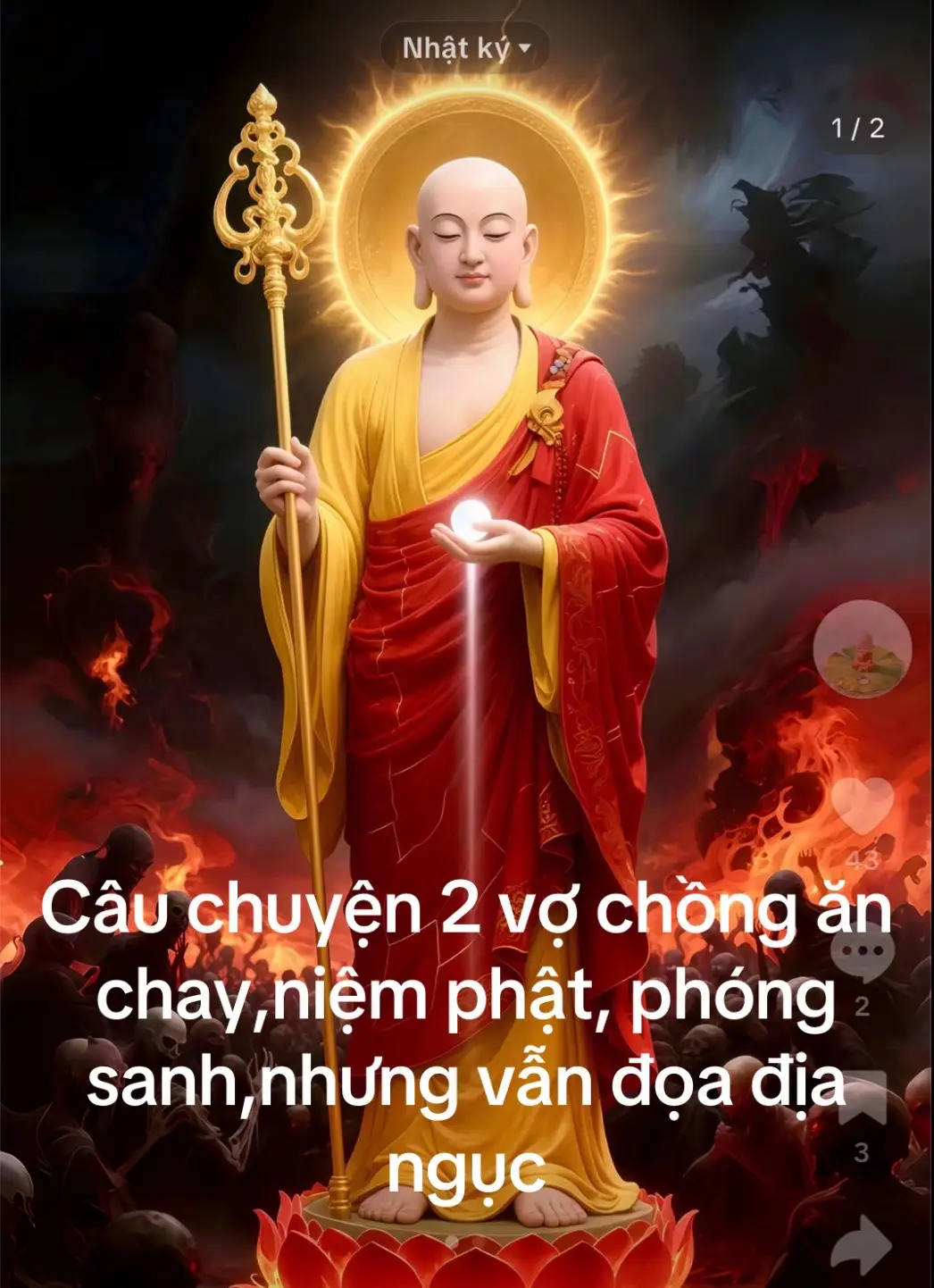 Nam mô Đại Nguyện Địa Tạng Vương Bồ Tát