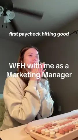 day in the life as a newly remote marketing manager !! #wfh #wfhwithme #asmr 