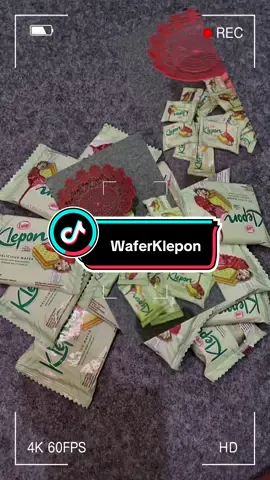 Cemilan enak guys, wajib coba #cemilanviral #waferklepon 