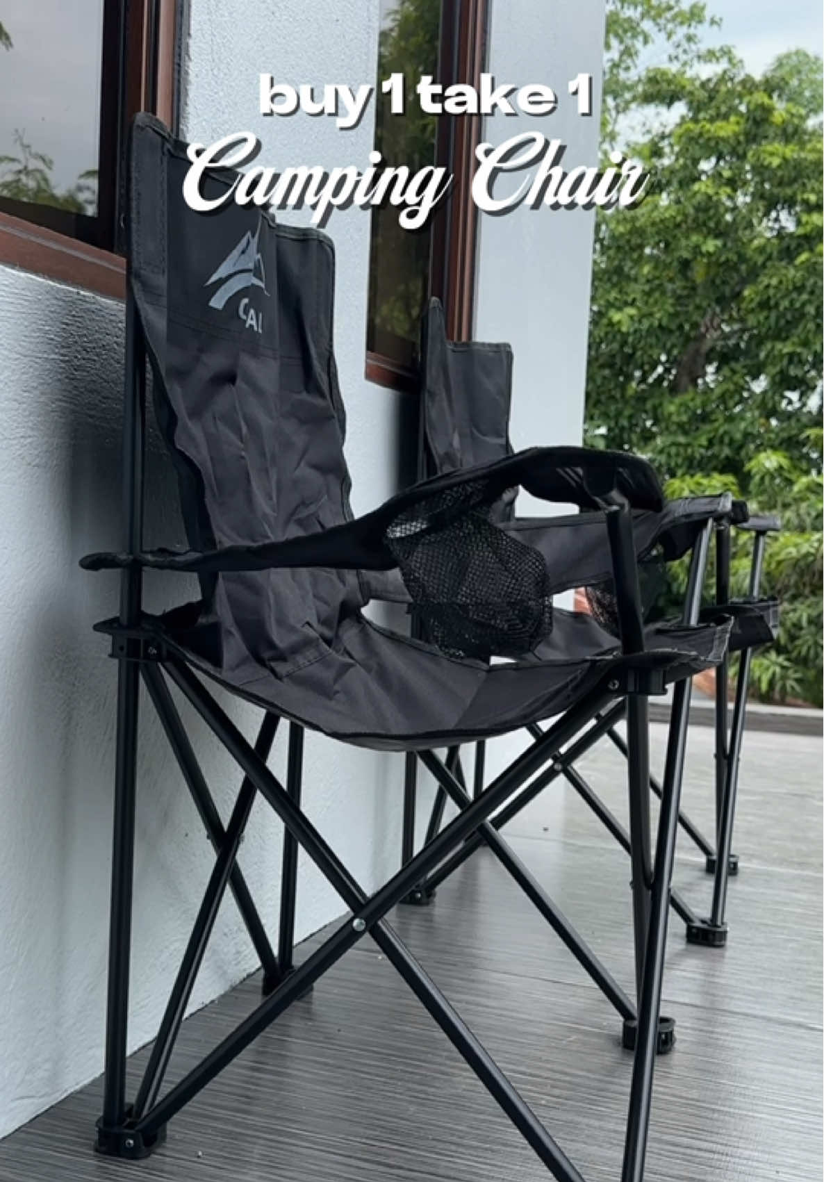 buy 1 take 1 folding camping chair 🏕️⛰️ #campingchair #foldingcampingchair #chair 