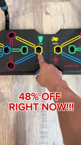 48% OFF RIGHT NOW! Limited time deal! And Limited Supply. #Fitness #TikTokShop #flashsale #dealalert #limitedtime #pushups 