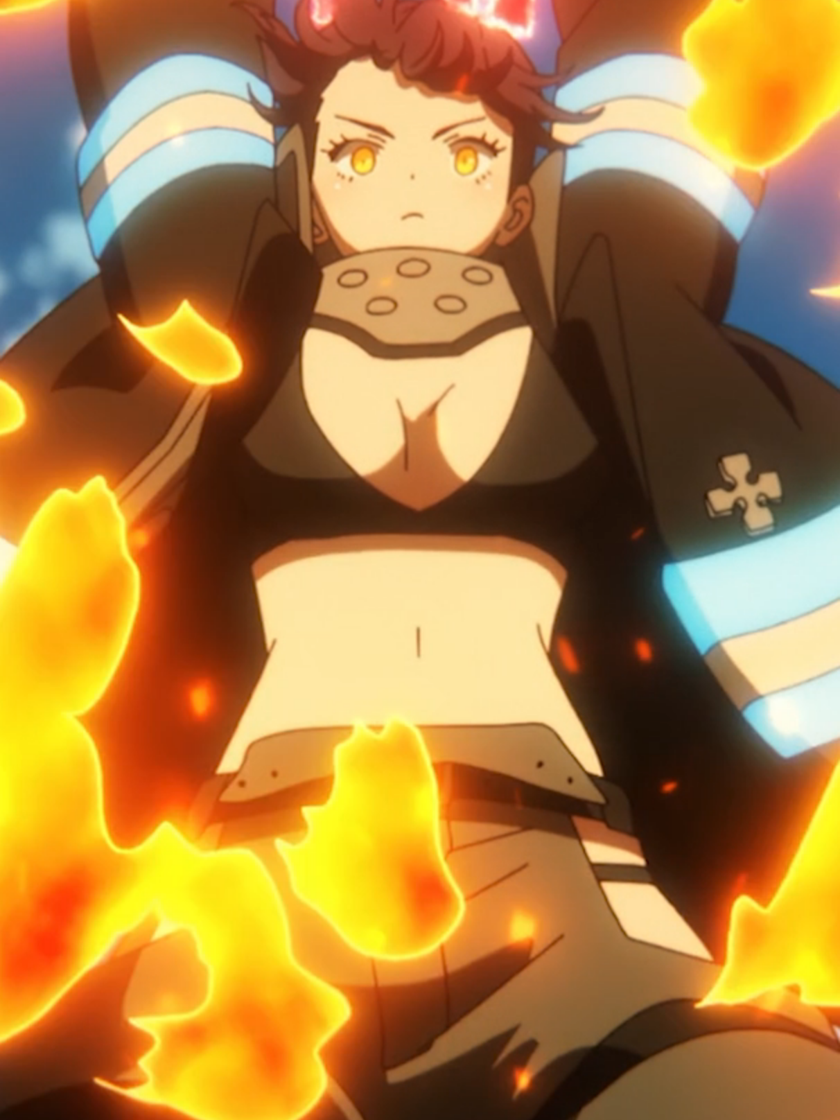 Cuidado com o calor 🔥⚠️ Fire Force entrega fogo, muita emoção e pura adrenalina! #Anime #Crunchyroll #FireForce